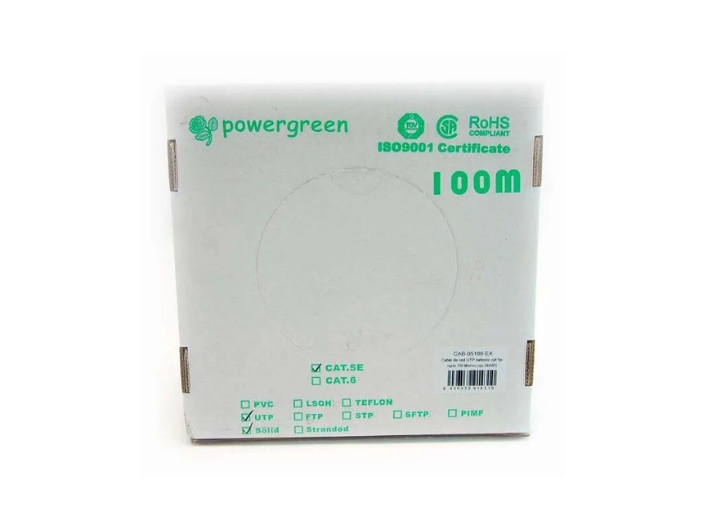Pepegreen Cat5e 100M Rigid Outdoor Cable Reel