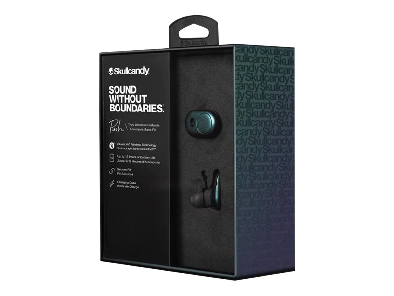 Skullcandy 414-059-8302, Kabellos, 20 - 20000 Hz, Anrufe/Musik, 54,2 G, Kopfhörer, Schwarz, Grau