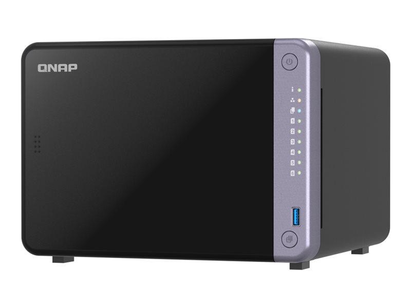 Qnap Ts-632X-4G - Nas-Server - 6 Bays - Sata 6Gb/S - Raid 0, 1, 5, 6, 10, 50, Jbod, 60 - Ram 4 Gb - Gigabit Ethernet / 2.5 Gigabit Ethernet / 10 Giga