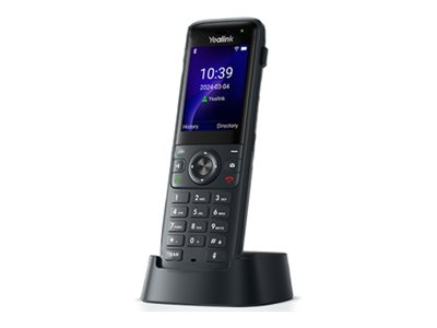 Yealink ax83H - Trådlös VoIP-telefon - med Bluetooth interface med nummerpresentation/samtal väntar - IEEE 802.11a/b/g/n/ac/ax (Wi-Fi) / Bluetooth 5.0 - 5-vägs samtalsförmåg - SIP, SIP v2, SRTP | Tele & GPS - Fast & IP telefoner - Trådlösa telefoner | GameStuff