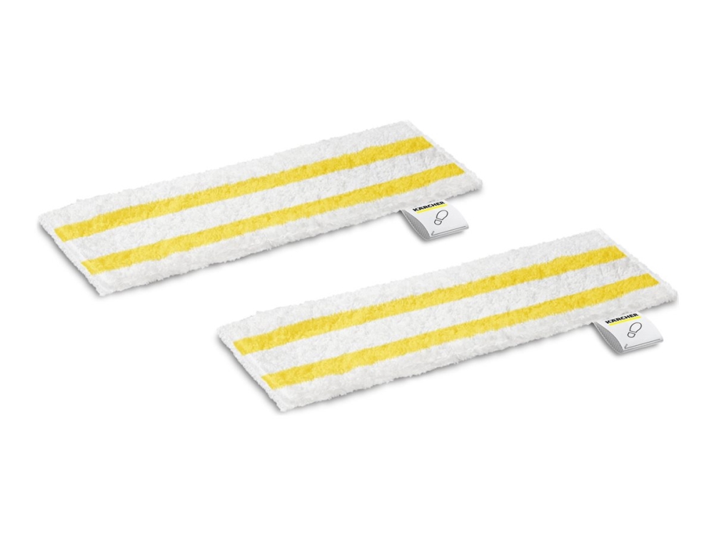 Kärcher Universal Floor Cloth Set Easyfix, Einmal-Wischtusch, Weiß, Gelb, 2 Stück(E), 115 Mm, 345 Mm, 10 Mm