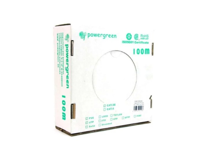 Pepegreen Cat5e 100M Rigid Cable Reel