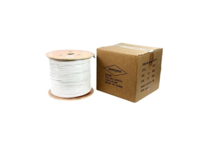 Pepegreen Cat6 White Cable Reel