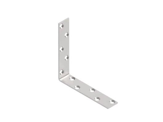 Arras Mounting Angle Haushalt, 10 Cm X 10 Cm X 2 Cm, Silver