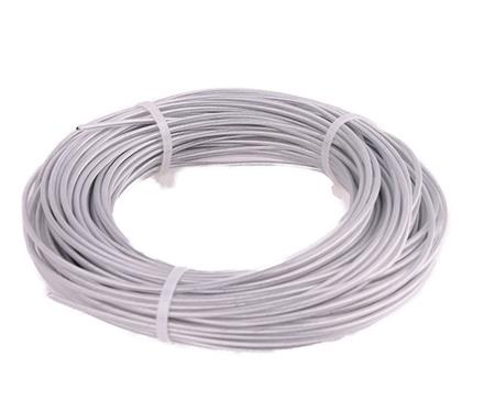 Nylon PP forhudet stålwire 1x9, wire 1,5mm med forhudning 2,5mm, ring 25m