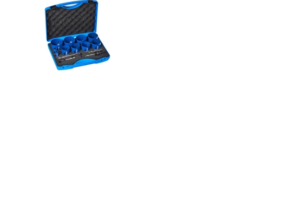 Hålsågssats Bi-metal 19-76 mm + adaptrar och centrumborr | EL Artiklar - Verktyg för EL - Övriga | GameStuff