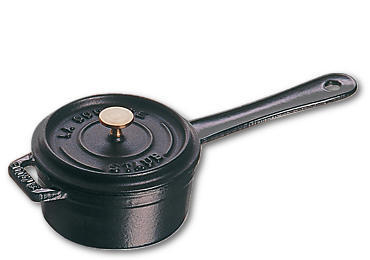 Staub Small Sauce Pan, Single pan, Svart, Gjutjärn, 0,25 l, 900 g | Köksutrustning - Grytor & pannor - Cocotte | GameStuff