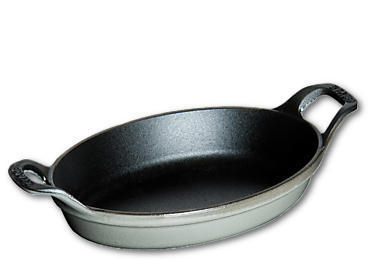 Staub 1301318, Single Pan, Støbejern, 0,3 L, 15 Cm, 500 G