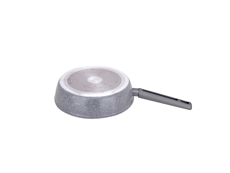 Feel-Maestro Mr1201-28, Rund, Wok-/Bratpfanne, Grau, Aluminium, 28 Cm, 1 Stück(E)