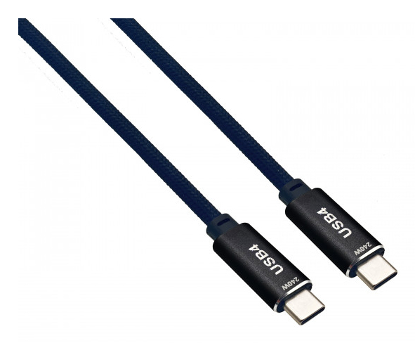 Helos 372340, 1 M, Usb C, Usb C, 40 Gbit/Sek., Hvid