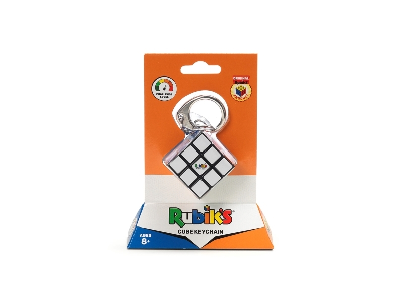 Rubik's 3x3 nøglering - klassisk Rubiks terning