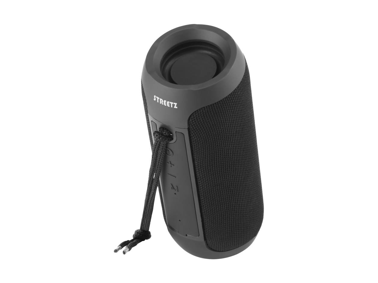 Streetz Tragbarer Bluetooth-Lautsprecher, 2X5w, Aux, Micro Sd-Buchse, Schwarz / S250-Blk / 6612033