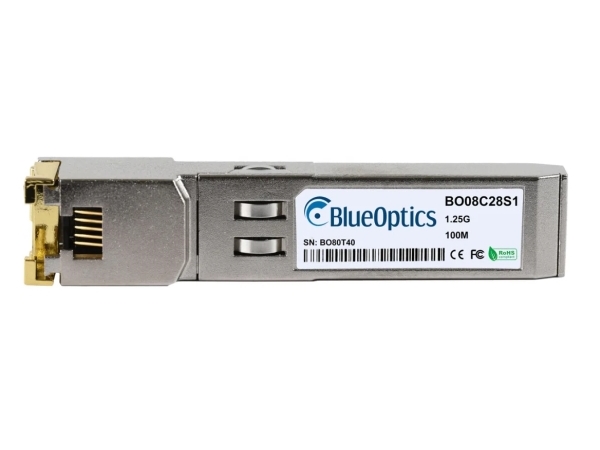 Blueoptics 02314Bdd-Bo, Kobber, 1250 Mbit/S, Sfp, T, 100 M, 1.25 Gigabit Ethernet