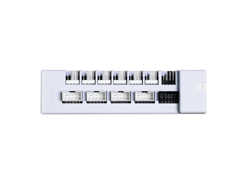 Lian Li EDGE HUB 4x USB 6x PWM - vit (EG-HUB01W) | Datorkomponenter - Datorchassin & Tilbeör - Tillbehör | GameStuff
