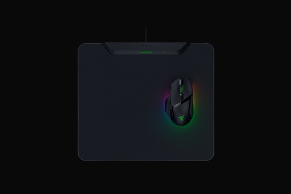 Razer Hyperflux V2, Sort, Monokromatisk, Gummi, Skridsikker Bund, Gaming Musemåtte