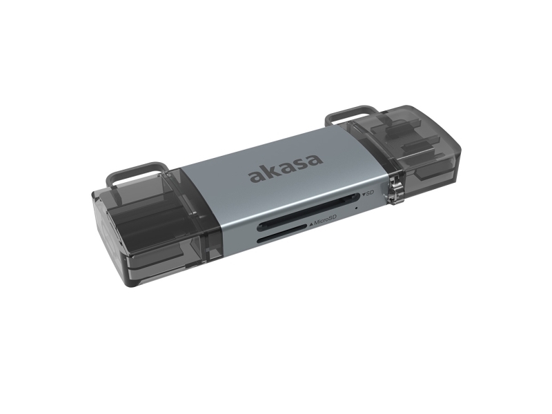 Akasa - 2-I-1 Usb 3.2 Otg Dobbelt Kortlæser