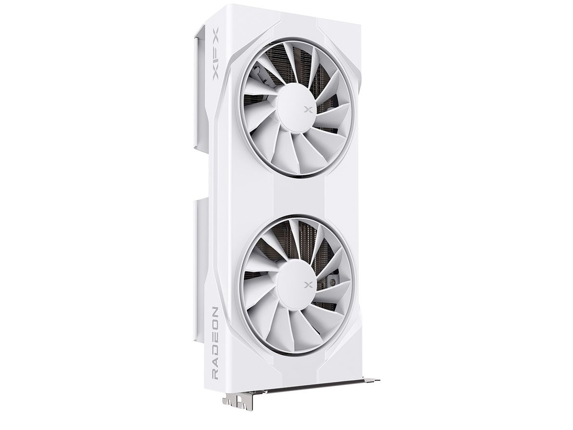 Xfx Swift Amd Radeon Rx 9060 Xt Oc White Gaming Edition 8Gb, Radeon Rx 9060 Xt, 8 Gb, Gddr6, 128 Bit, Pci Express X16 5.0, 2 Fan(S)