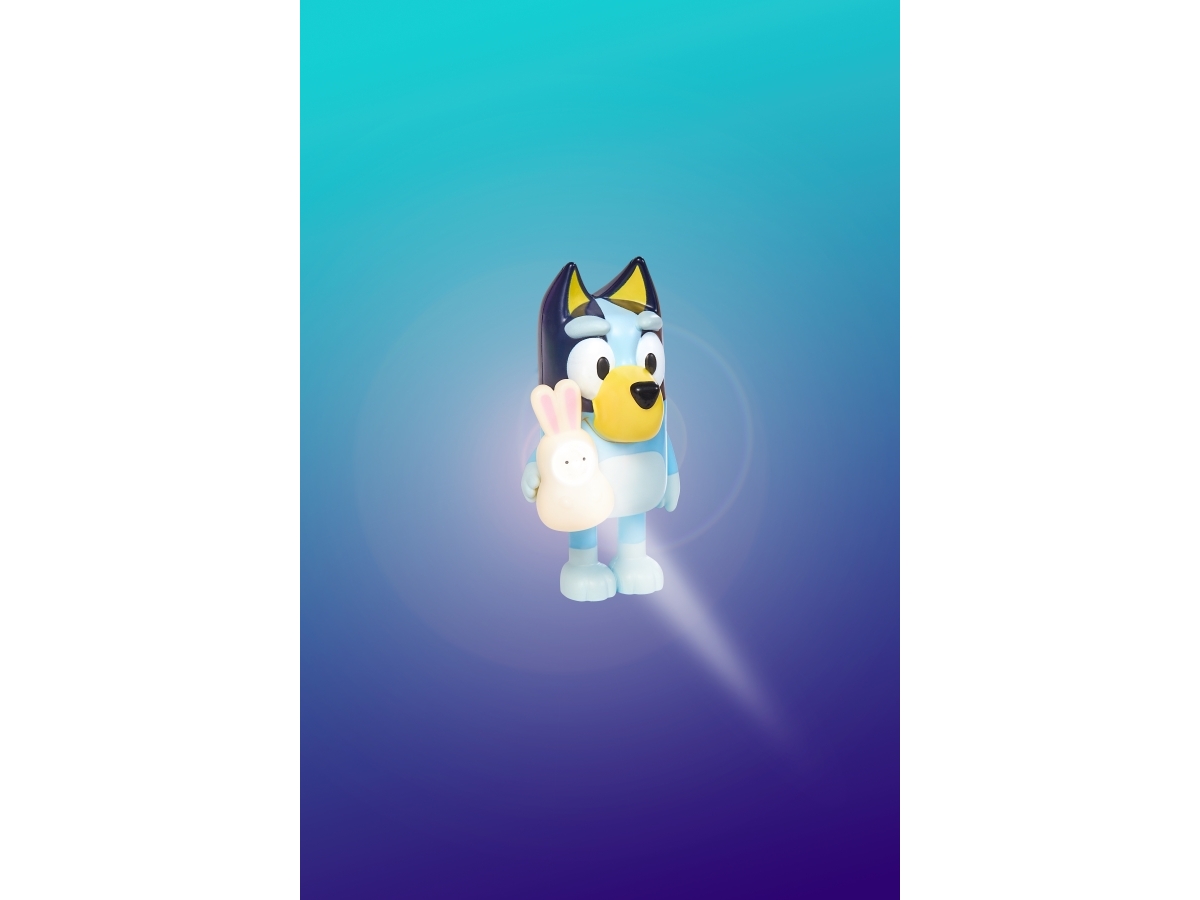 Bluey 3-i-1 nattlampa, ficklampa och sömntränare | Andra leksaksmärken - A-E - Blå | GameStuff