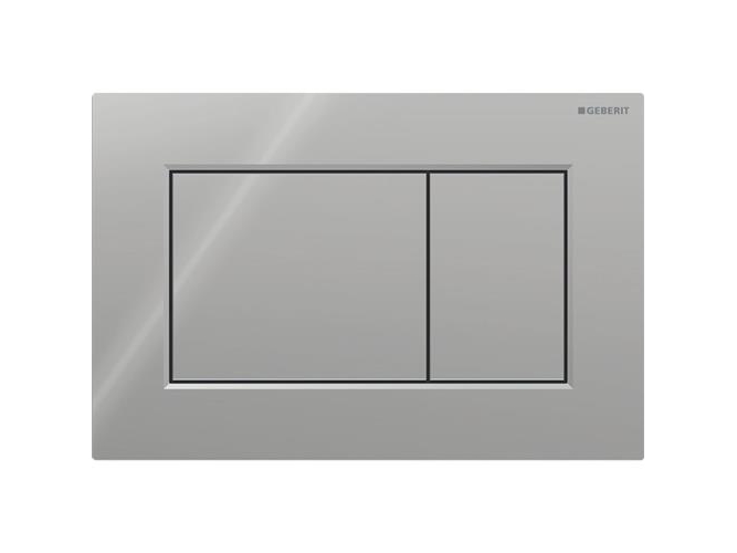 Geberit Sigma01 manöverplatta - För dubbelspolad fyrkant Blankförkromad | VVS Artiklar - Badrum - Tillbehör för toalett | GameStuff