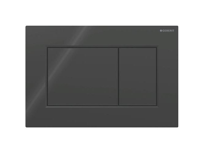 Geberit Sigma01 manöverplatta - För dubbelspolad fyrkant Svart | VVS Artiklar - Badrum - Tillbehör för toalett | GameStuff