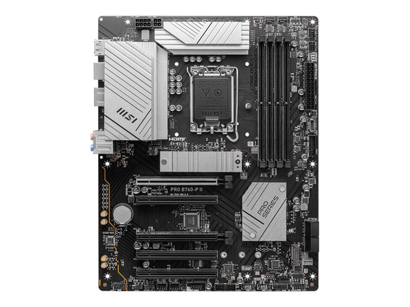 Msi Pro B760-P Ii, Intel, Lga 1700, Intel Celeron , Intel Core I3, Intel Core I5, Intel Core I7, Intel Pentium Gold, 256 Gb, Ddr5-Sdram, 256
