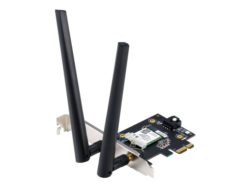 Asus Pce-Be6500, Eingebaut, Kabellos, Pci Express, Wlan / Bluetooth, 2882 Mbit/S, Schwarz, Edelstahl