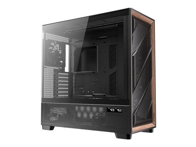 Antec Flux Pro Euv, Full Tower, Pc, Schwarz, Holz, Atx, Eatx, Itx, Micro Atx, Glas, Kunststoff, Stahl, Gehärtetes Glas, Holz, Gaming