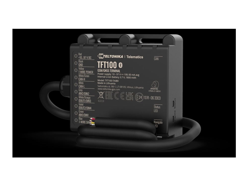 Teltonika Tft100 - Gps/Glonass/Galileo/Beidou/Qzss-Sporingsenhed - 128 Mb