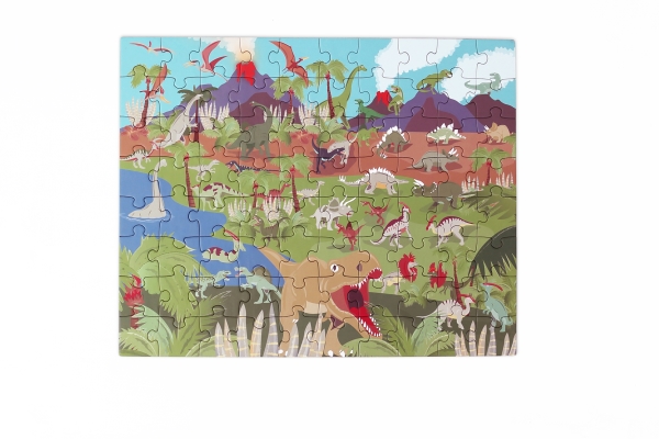 Großes Magnetisches Puzzlespiel - Dinosaurier