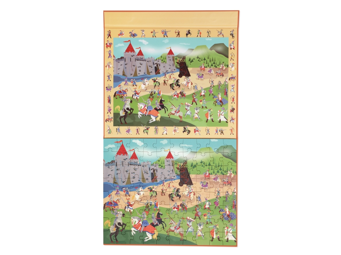 Großes Magnetisches Puzzlespiel - Ritter