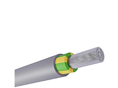 Kabel 1G240 mm2 HF-AL-S - Alu. installation Grå 500M trumma, För klippning