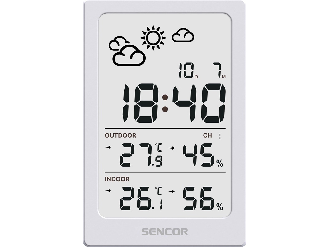 Väderstation Sencor SWS 2300 W | Trädgården - Trädgårdstillbehör - Väderstationer & termometrar | GameStuff