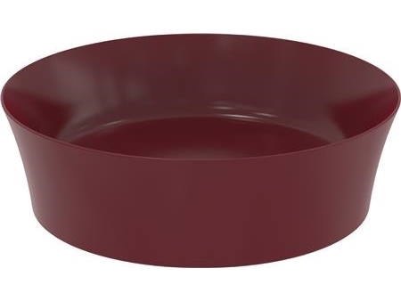 IDEAL STANDARD IPALYSS - Tvättställsskål 400x400x120 mm i granatäpple, Utan kranhål, Utan bräddavlopp - Diamatec | N - A | GameStuff