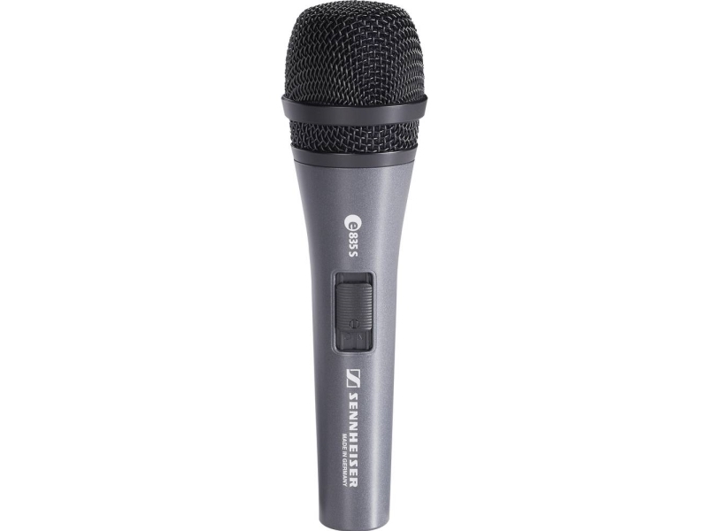 Mikrofon til sang Sennheiser e 835-S - dynamisk kardioide med tænd/sluk