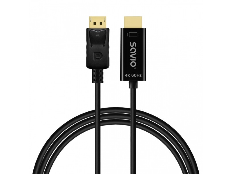 Savio Cl-189 Displayport Į Hdmi 4K 60 Hz Kabelis