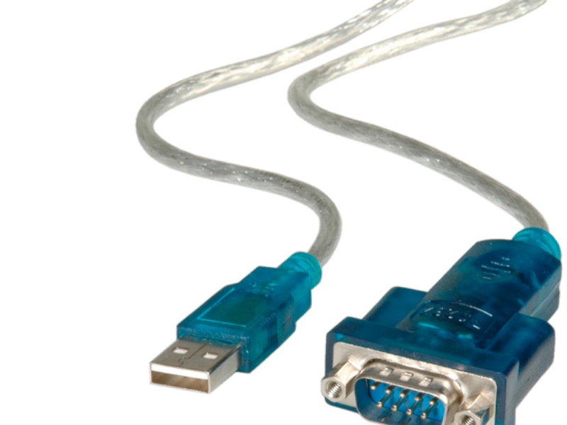 Value Converter Cable Usb To Serial 1.8 M, Grå