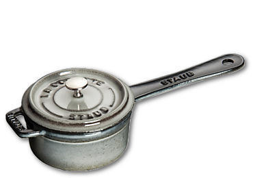 Staub Small Sauce Pan, Single Pan, Grå, Støbejern, 0,25 L, 900 G