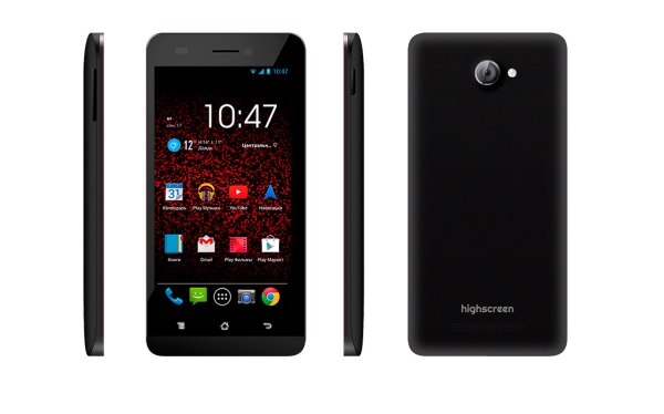 Highscreen Spider, 12,7 Cm (5"), 1 Gb, 8 Gb, 8 Mp, Android 4.3, Sort