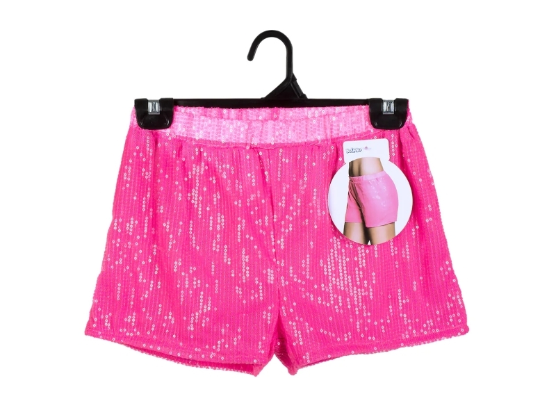 Paillet Hotpants Neon Pink