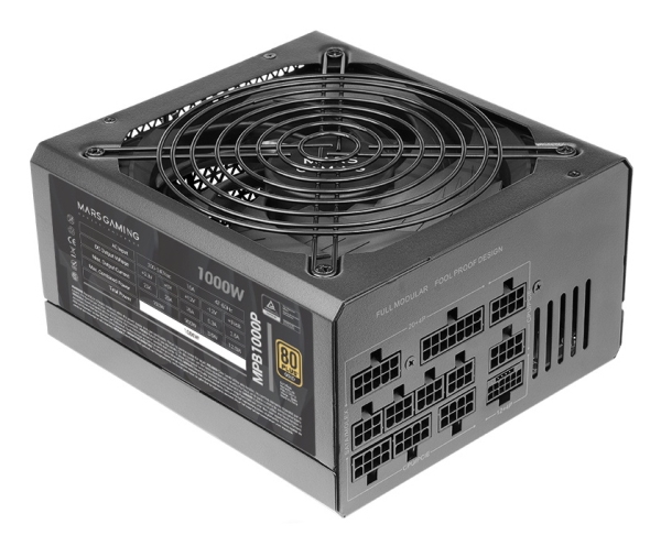 Zasilacz Mars Gaming Mpb1000p 1000W