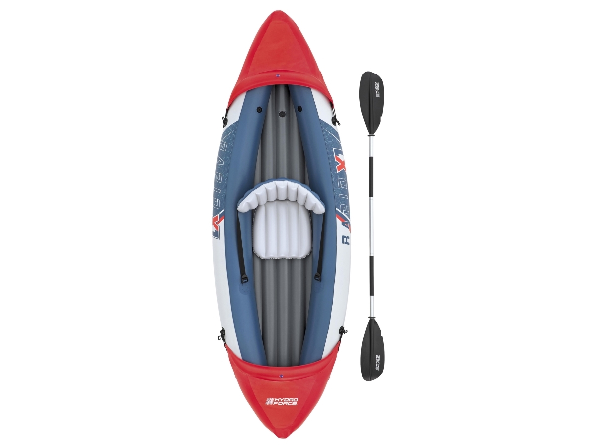 Bestway 65176, Resa/fritid, Forsränning, Grå, Röd, PVC, 1 person(er), 120 kg | Sport & Träning - Vattensport - Kajak/Gummibåtar | GameStuff