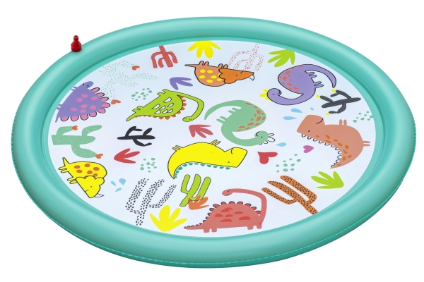 Bestway Oppusteligt Dinosaur Sprinkler D122 cm +2 År Have 52698