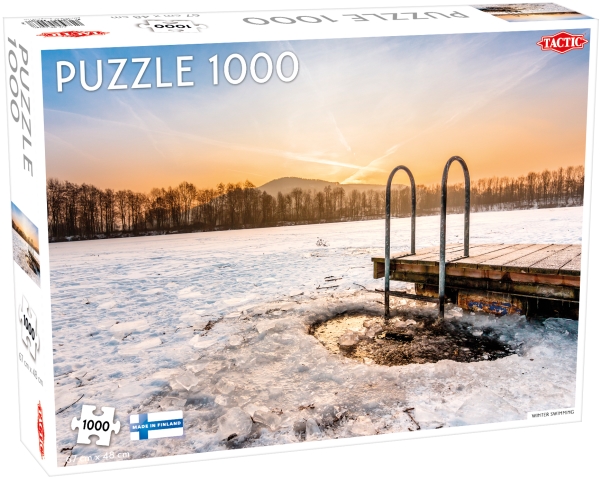 Tactic Puzzle Lovers Winter Swimming 1000 Pcs Puzzle, 1000 Stk, Vinter
