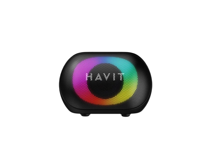 Havit 6939119097264, 5 Cm, 8 W, Kabel & Trådløs, Usb Type-A, Sort, Vandtæt