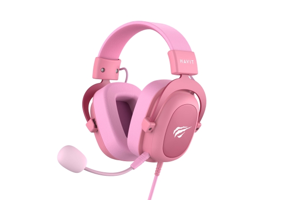 Havit H2002d, Kabelgebunden, 20 - 20000 Hz, Gaming, Kopfhörer, Pink
