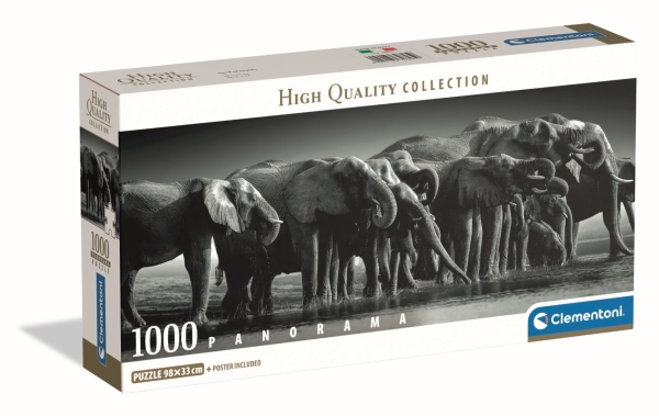 Clementoni Puzzle Panorama Herde Der Giganten 1000 Elemente (39895)