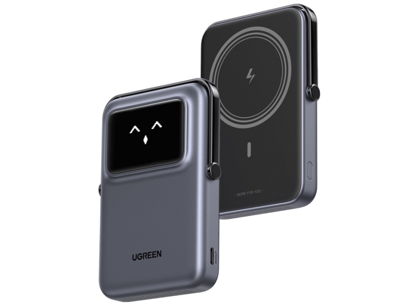 Ugreen UNO, 10000 mAh, Trådlös laddning, 20 W, Svart | Tele & GPS - Batteri & Laddare - Strömförsörjningsbanker | GameStuff