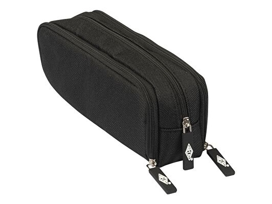 Wedo 242 45101, Polyester, Svart, Monokromatiskt, Pojke/flicka, Dragkedja, Vuxen/Barn | Skola & Hobby - Till skolväskan - Pennfodral | GameStuff