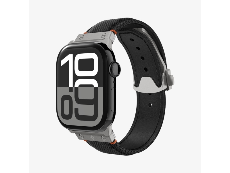 Spigen Amp09304, Uhrenarmband, Apple, Watch Ultra, Nylon, Polyurethan (Pu), Edelstahl