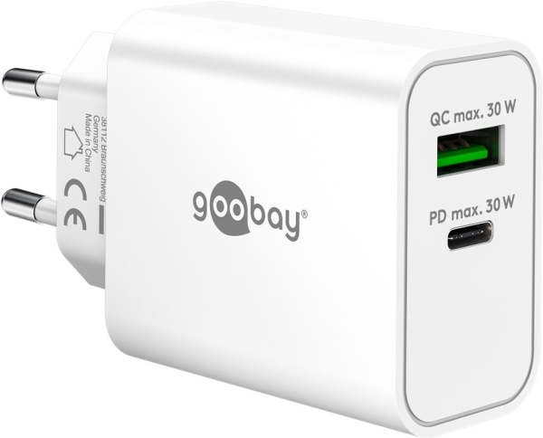 Goobay 75336, Indendørs, Vekselstrøm, Hvid